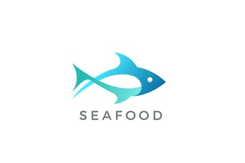 Tuna Fish Seafood Logo