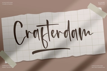 Crafterdam Handwritten Font