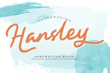 Hansley | Handwritten Brush