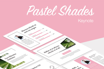 Pastel Shades Keynote Template
