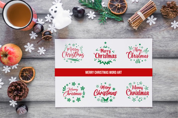 Sets of Christmas Typography