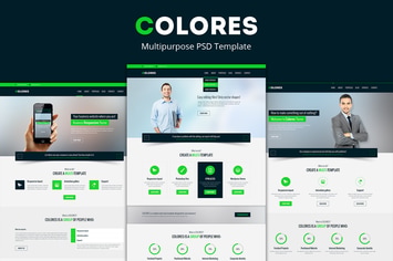 Colores – Multipurpose PSD Template