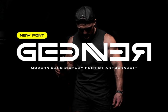 Gednner - Modern Sans Display Font