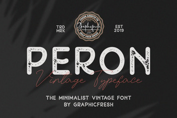 Peron - Modern Vintage | 4 Fonts