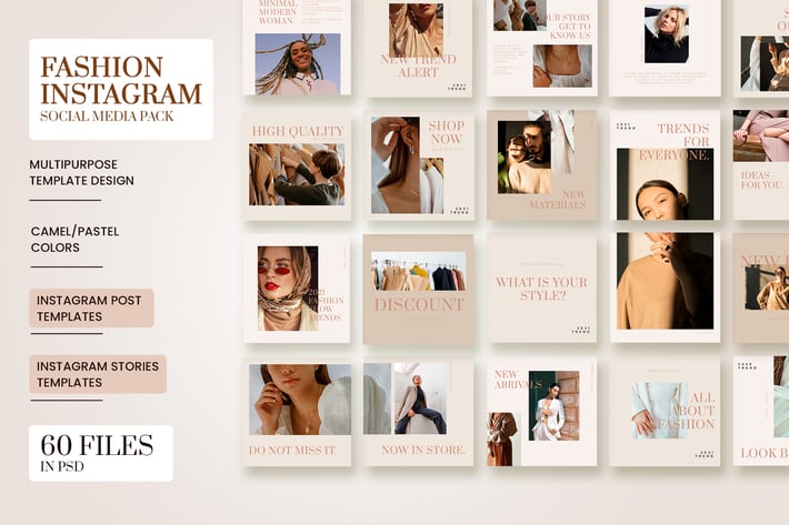 Brown Clothes Fashion Instagram Stories Feed Post