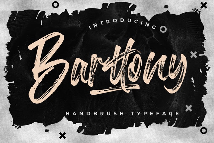 Barttony Handbrush Business Font