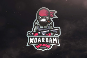 Pirate Team Sport and Esports Logos