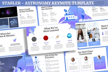 Starler - Astronomy Keynote Template
