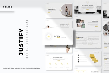 Justify - Google Slide Template