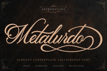Metalurdo - Elegant Calligraphy Font
