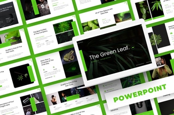 The Green Leaf - Powerpoint Template