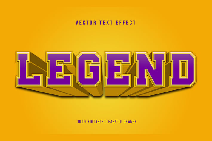 Editable Text Effect - Sport Style