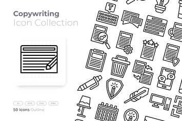 Copywriting Outline Icon