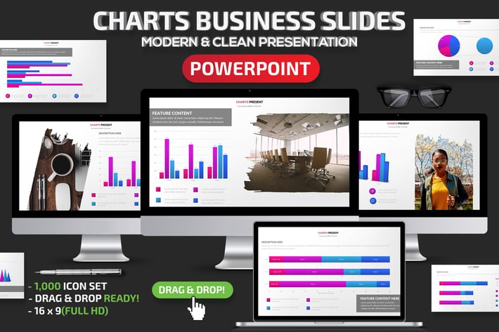 Charts Business Powerpoint Slides