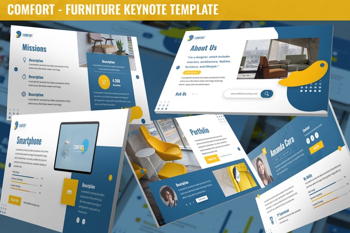Comfort - Furniture Keynote Template