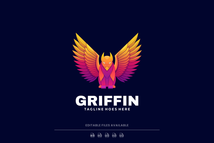 Griffin Gradient Colorful Logo