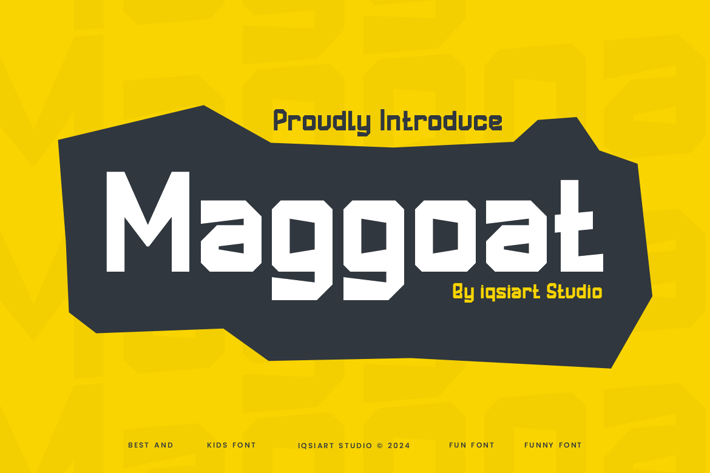 Maggoat - Funny & Comic Font