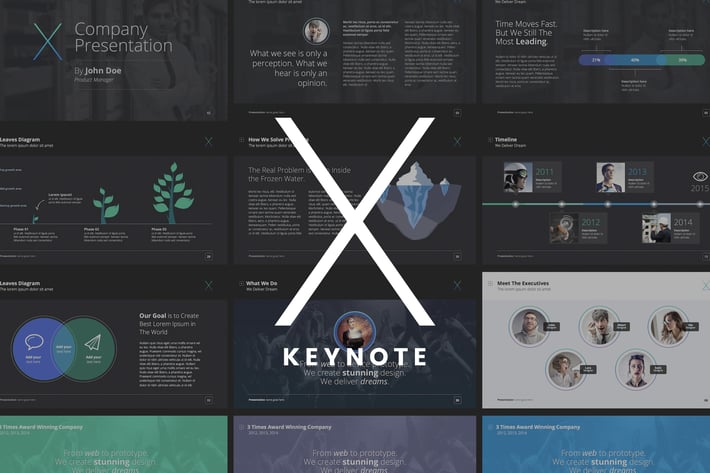 The X Note - Keynote Template
