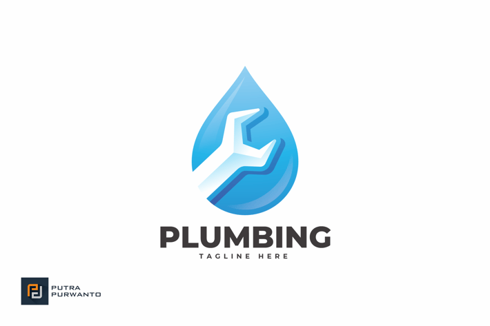 Plumbing - Logo Template