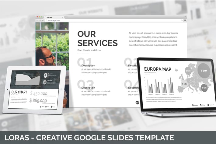 Loras - Creative Google Slides Template