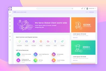 Company Dashboard UI KIT, Employer Portal Design