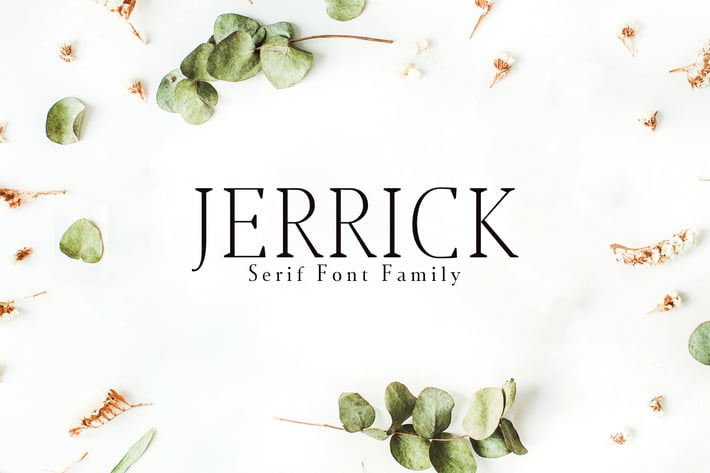 Jerrick Serif 6 Font Pack