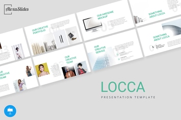 Locca - Creative Keynote Presentation Template