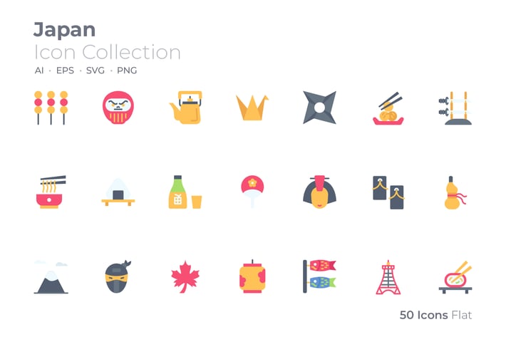 Japan Color Icon