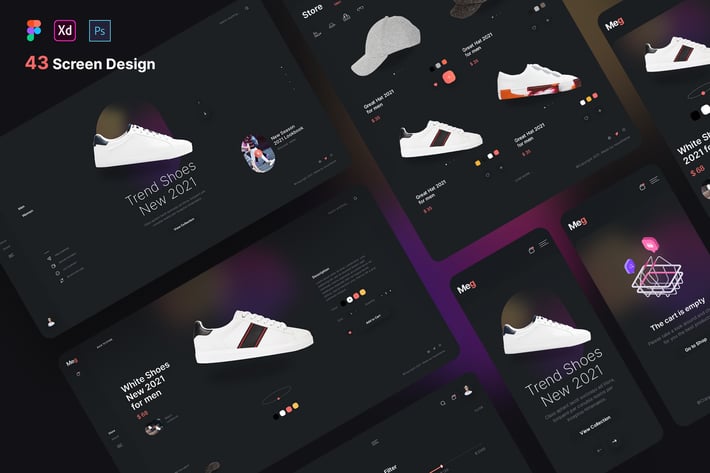 Fashion Accessories Store Template (Dark version)