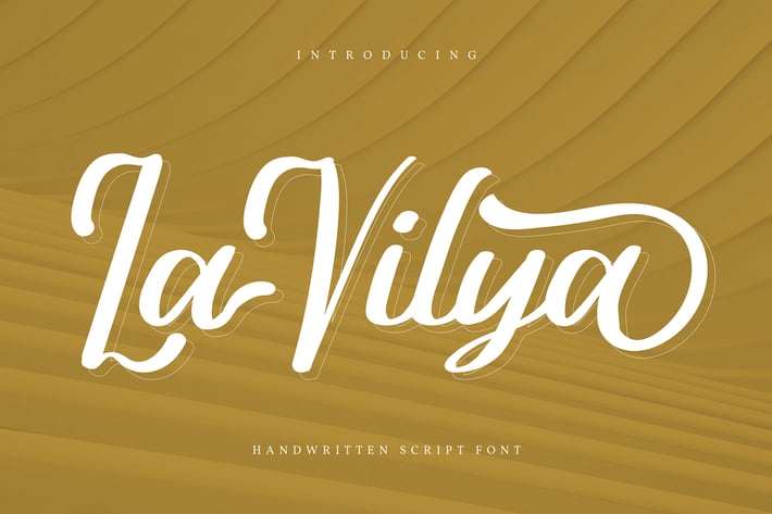 La Vilya | Handwritten Script Font
