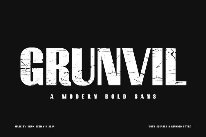 Grunvil - Modern Bold Sans