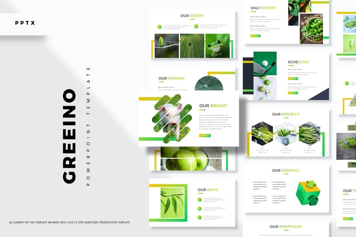 Greeino - Powerpoint Template