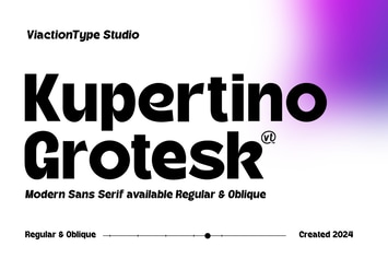 Kupertino Grotesk – Modern Sans Serif