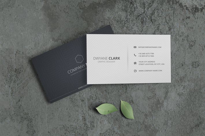 Minimalist Business Card Mockup Vol. 3.4