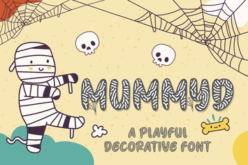 Mummyd a Playful Font