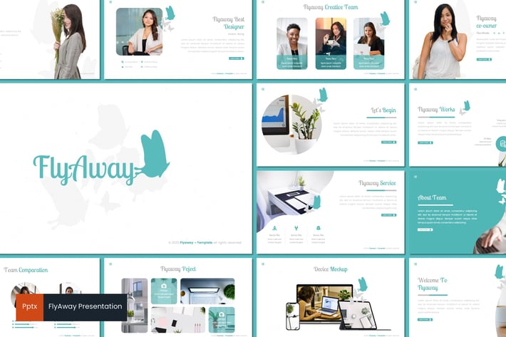 FlyAway - Powerpoint Template