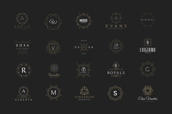 20 Monogram & Crest Logos
