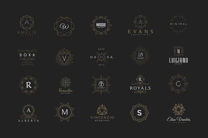 20 Monogram & Crest Logos