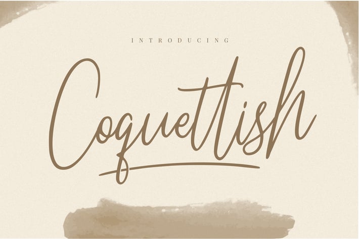 Coquettish Handwritten Script Font