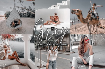 Grey - Moody Photoshop Actions