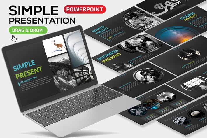 Simple Powerpoint Dark version