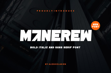 Manerew - Bold Sans Serif Font
