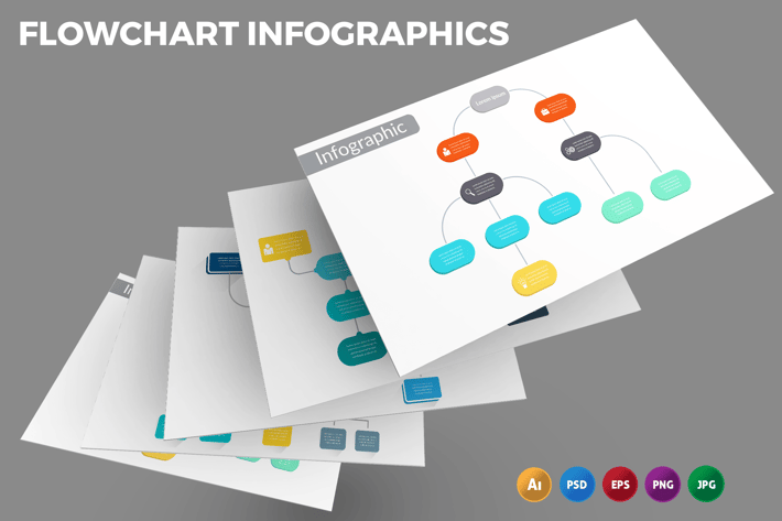 Flowchart Process – Infographics Design