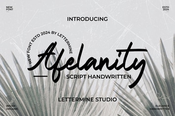 Afelanity - Script Handwritten