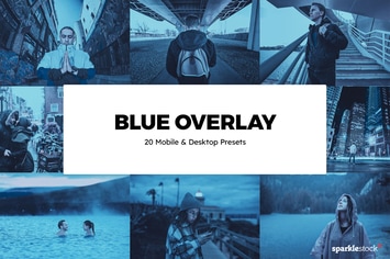 20 Blue Overlay Lightroom Presets & LUTs