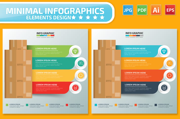 Box Infographics design