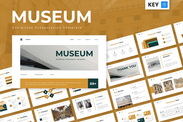 Museum - Exhibition Keynote Templates