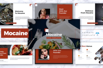 MOCAINE - Restaurant & Food Keynote Template