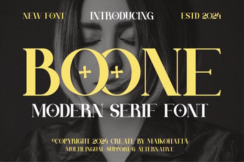 Boone - Modern Serif Font