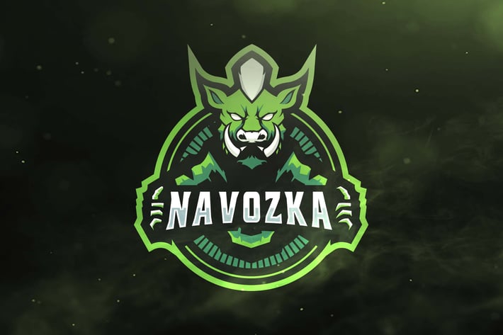 Pig Green Sport and Esports Logos